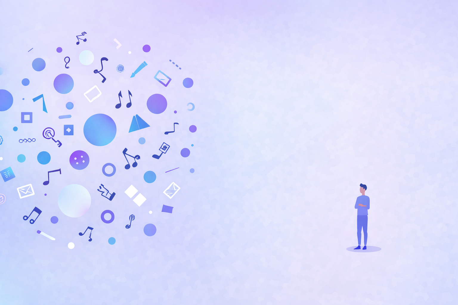 Contrast between chaos and calm grounded space